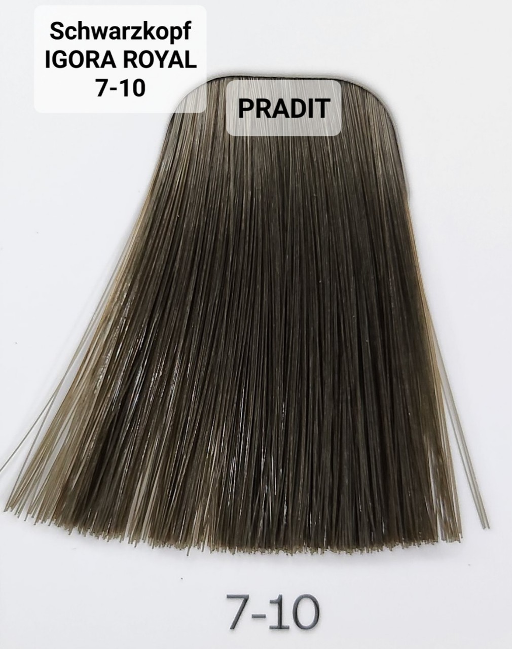 Schwarzkopf Igora Royal ครีมย้อมผม อีโกร่า รอยัล เบอร์ 7-10 (60ml) 80 กรัม