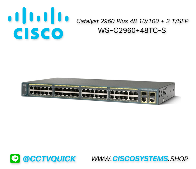 EOL WS-C2960+48TC-S (Cisco Catalyst 2960 Plus 48 10/100 + 2 T/SFP LAN Lite) ** C1000-48P-4G-L