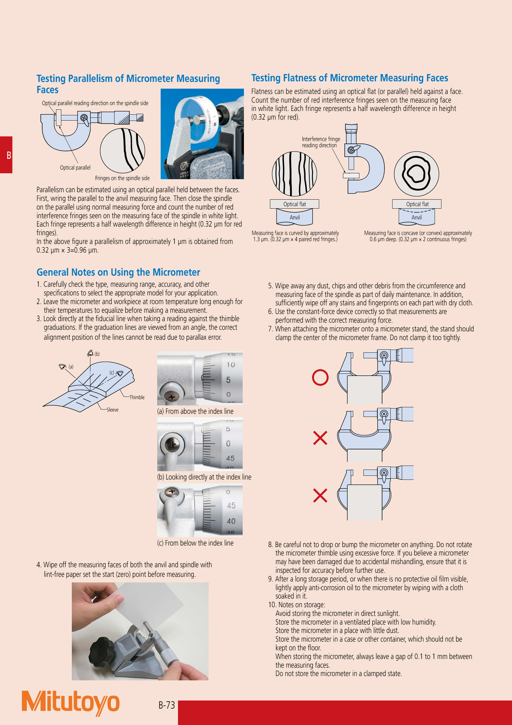 Micrometer | ไมโครมิเตอร์ MITUTOYO [JAPAN] Model : 103-129 [Metric] | Range = 0-25mm | Graduation = 0.001 | Standard Model