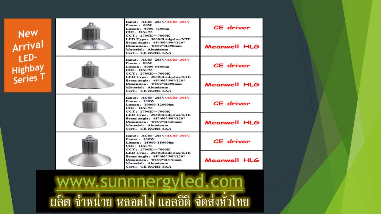 LED high bay light STC-QF-HBT150W