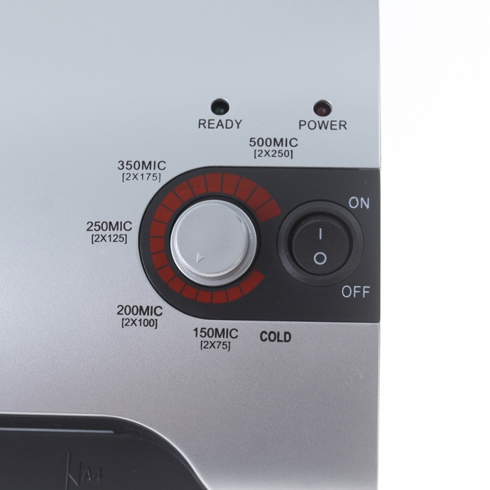 ขายถูก เครื่องเคลือบบัตร สีดำ-เงิน นีโอแคล ND-44 ขนาด A4 Laminator ประกันศูนย์