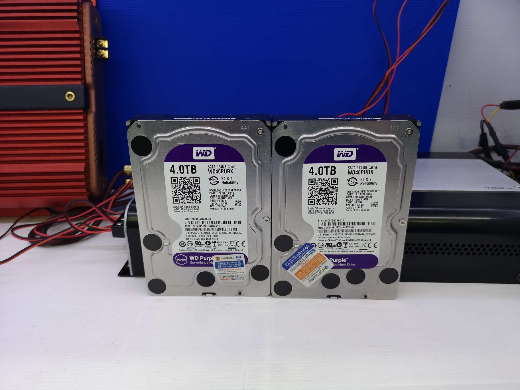 4TB. WD Purple WD40PURX หมดประกันศูนย์