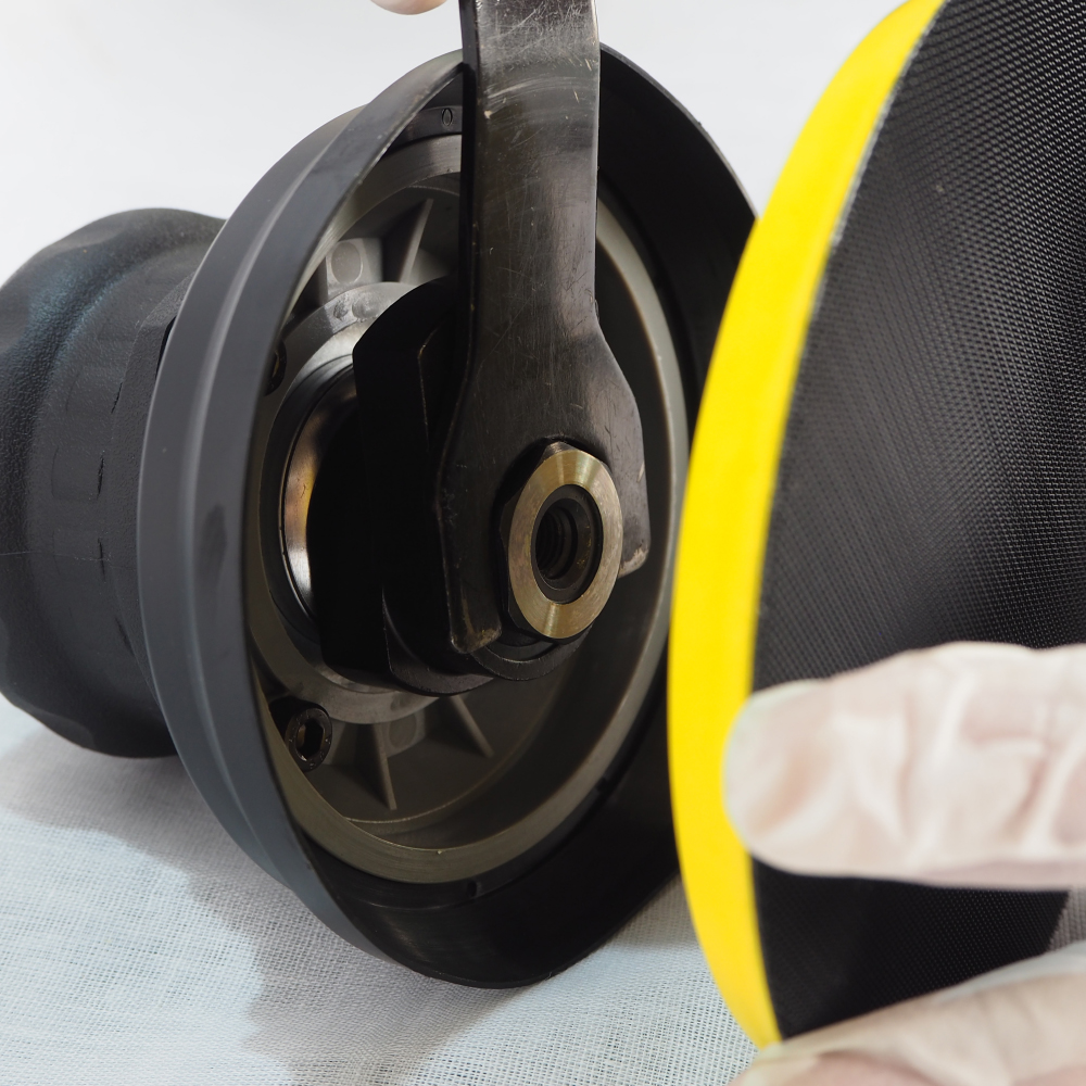 เครื่องขัดกระดาษทรายกลมระบบลม / BE-KZ-OBS