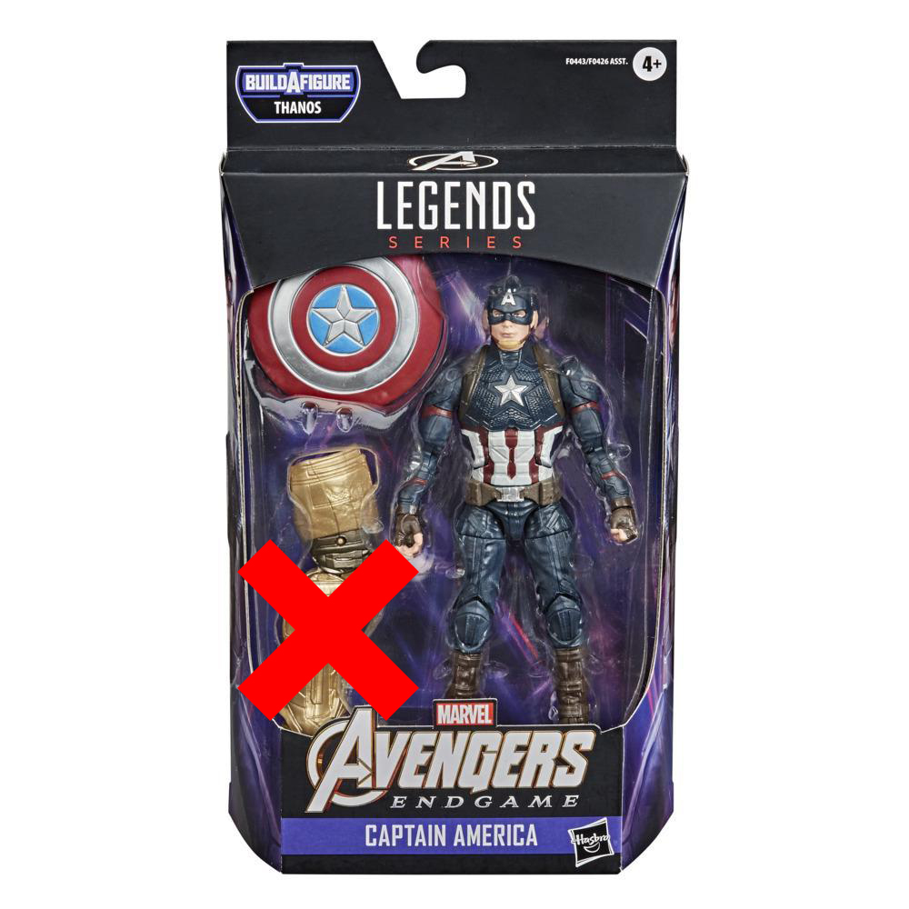 Hasbro Marvel Legends Series Avengers : Endgame Best of Wave 2020 Captain America 6-inch Figure ฮาสโบร มาร์เวล เลเจนด์ ซีรี่ย์ส อเวนเจอร์ส หุ่นโมเดลฟิกเกอร์ กัปตัน อเมริกา ขนาด 6 นิ้ว (No BAF) ลิขสิทธิ์แท้