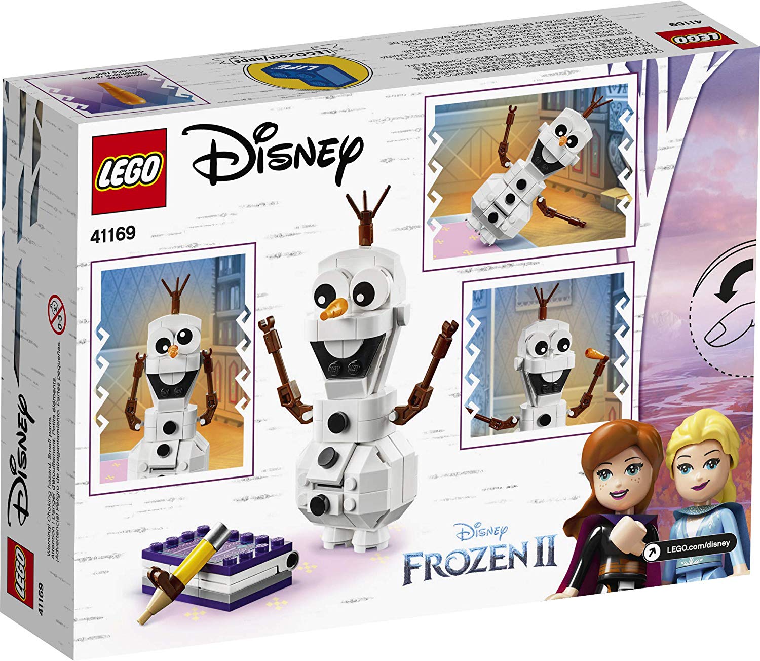 ตัวต่อเสริมทักษะ LEGO Disney Frozen 2 - Olaf Snowman รุ่น 41169