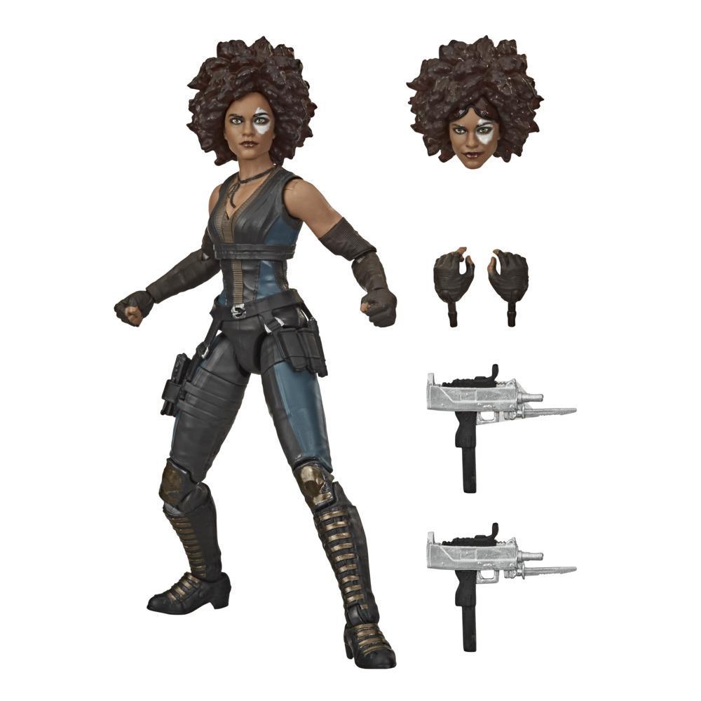 Hasbro Marvel Legends Series X-Men Domino 6-inch Action Figure ฮาสโบร มาร์เวล เลเจนด์ ซีรี่ย์ส หุ่นโมเดลฟิกเกอร์ เอ๊กซ์-เมน โดมิโน่ ขนาด 6 นิ้ว ลิขสิทธิ์แท้