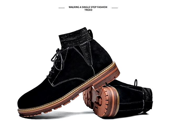 01055 รองเท้าบูท LZDZN Martin Boots Shoes high สไตล์วินเทจ [ชาย/หญิง] Size 38-44