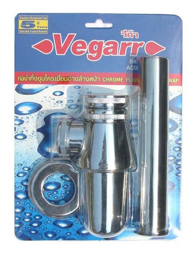 Vegarr V901 ท่อน้ำทิ้งชุบโครเมี่ยม