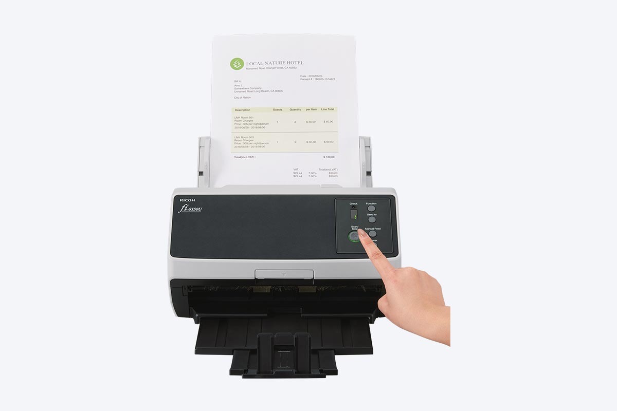 ขายถูก Ricoh (Fujitsu) Image Scanner Fi-8150U เครื่องสแกนเอกสาร ประกันศูนย์