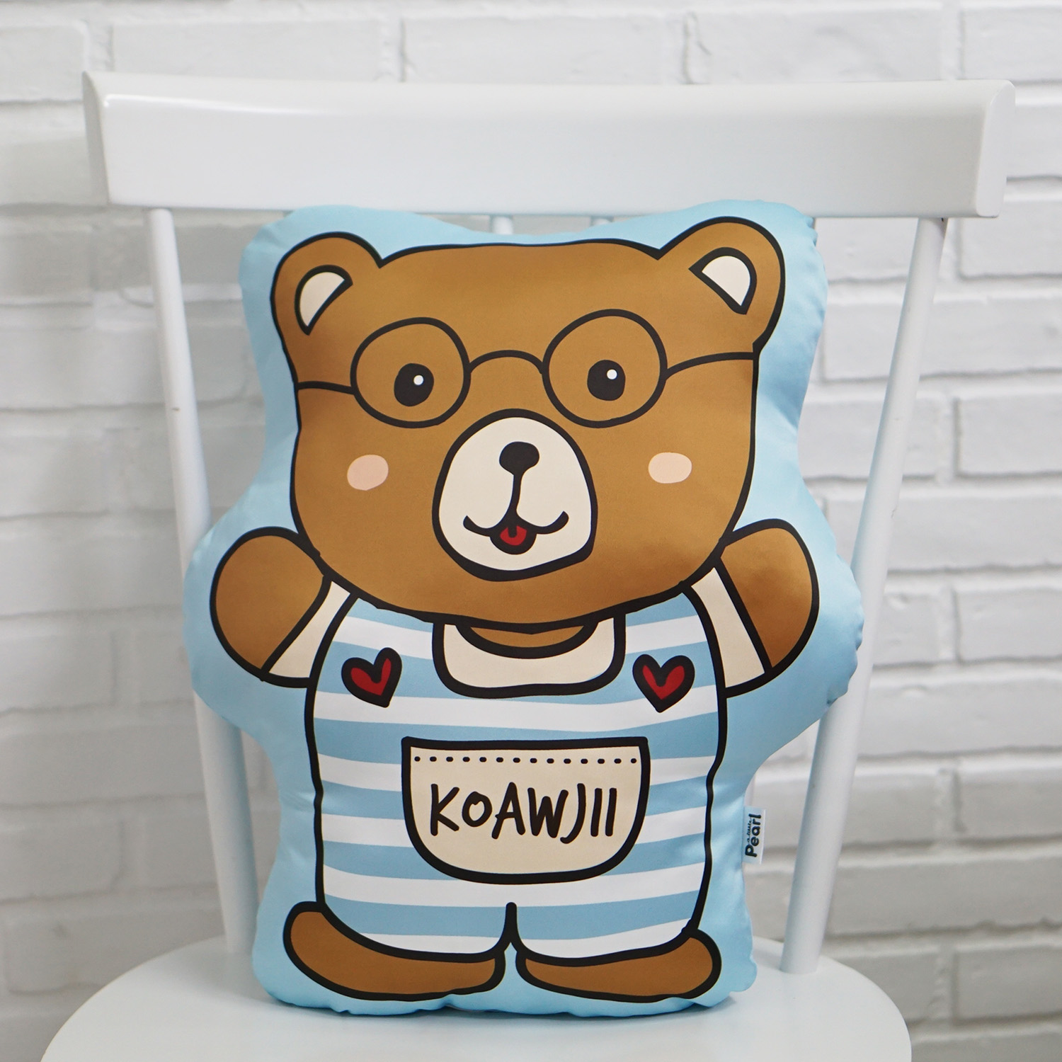 หมอนสั่งทำใส่ชื่อ ลายลูกหมี Baby Teddy