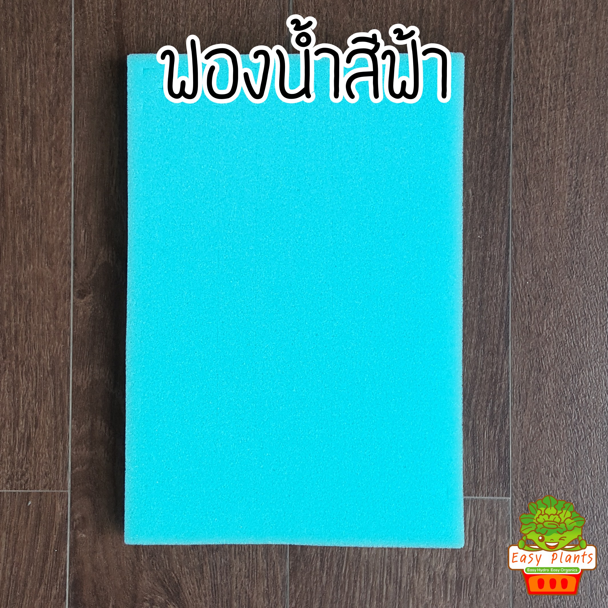 ฟองน้ำปลูกผัก ไฮโดรโปนิกส์ แบบตัดแล้ว จำนวน 5 แผ่น เลือกสีได้ ฟ้า ชมพู เขียว เหลือง