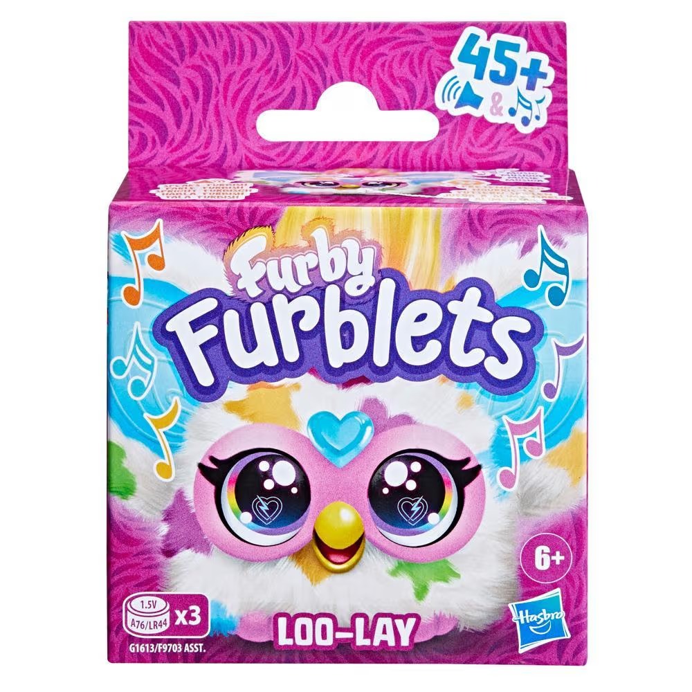 Hasbro Furby Furblets Loo-Lay Mini Electronic Plush Toy ฮาสโบร ตุ๊กตา เฟอร์บี้ ลู-เล่ มีเสียง ลิขสิทธิ์แท้