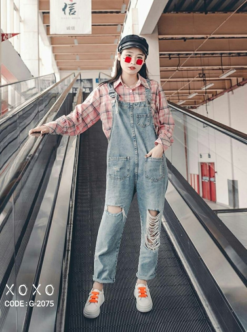 ีรองเท้าผ้าใบpuแต่งเมจิกเทปทูโทน (สีขาว)