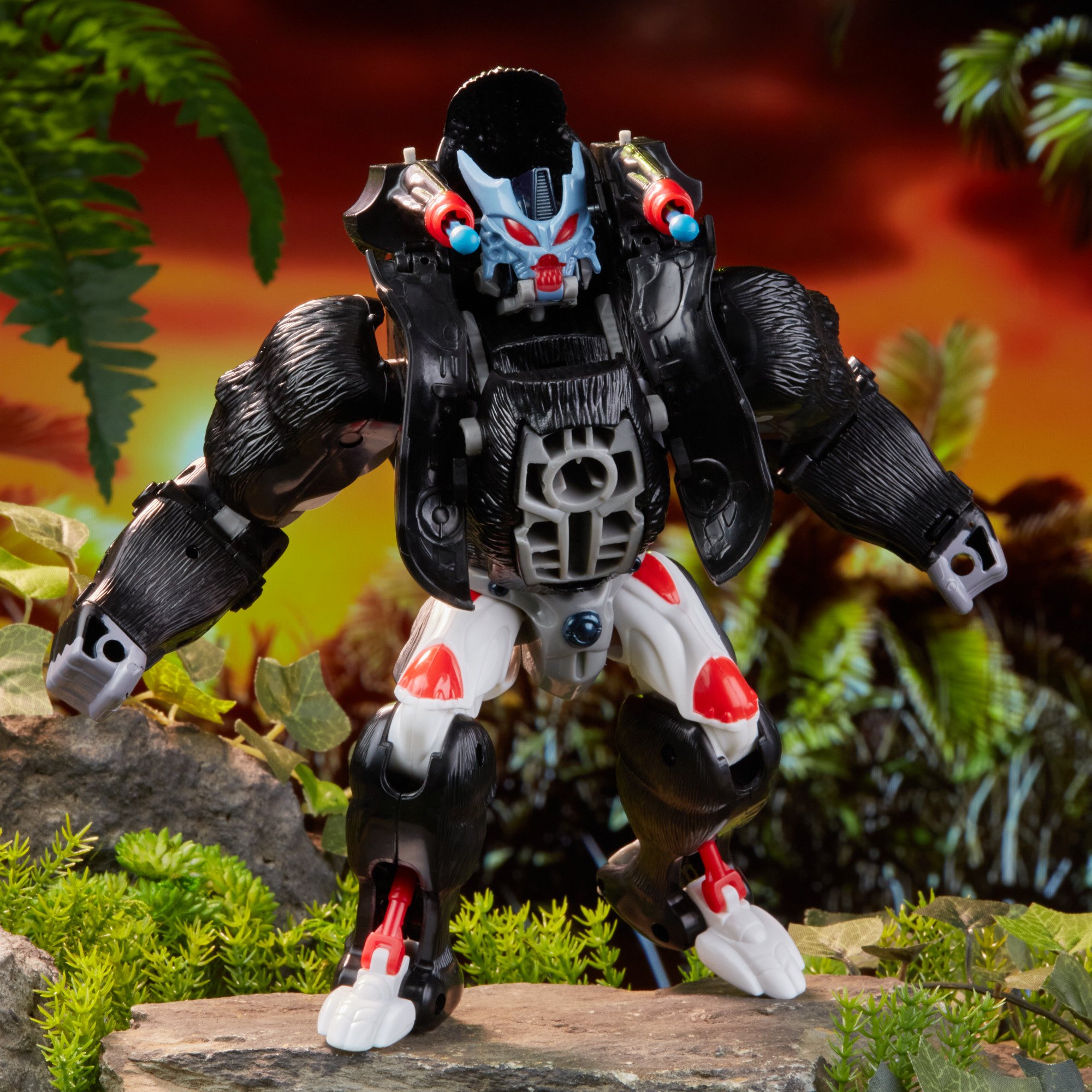 Hasbro Transformers Vintage Beast Wars Optimus Primal Figure ฮาสโบร ทรานสฟอเมอร์ส วินเทจ บีสท์ วอร์ส หุ่นยนต์ออพติมัส ไพรมอล ขนาด 8.5 นิ้ว ลิขสิทธิ์แท้