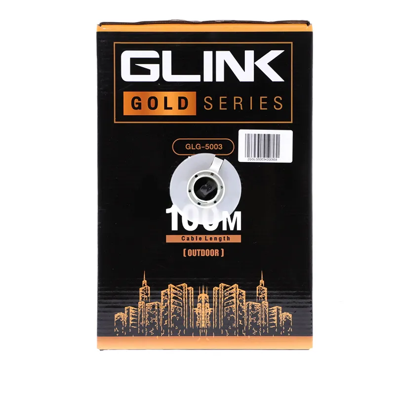 ขายถูก Glink GLG5003 Cable+Power (100m/Box) Outdoor Power Wire สำหรับใช้ภายนอกอาคาร