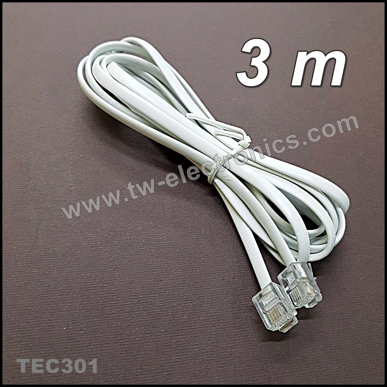 สายโทรศัพท์ 3 เมตร / TEC301