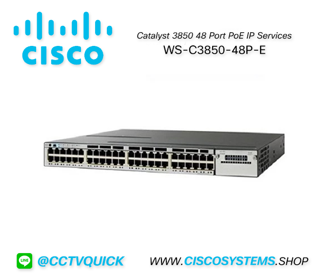 EOL WS-C3850-48P-E (Cisco Catalyst 3850 48 Port PoE IP Services) ** C9300-48P-A