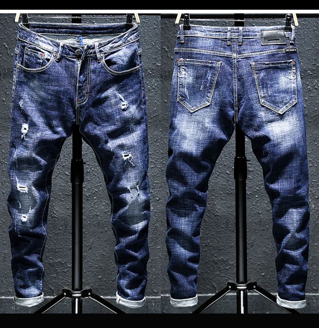 001034 กางเกงยีนส์ Sandcow Denim Style Korean Version Diesel Jeans Slim feet Size 28-38