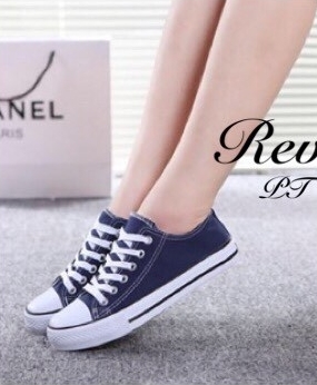 พร้อมส่ง : รองเท้า Converse Slim (สีน้ำเงิน)