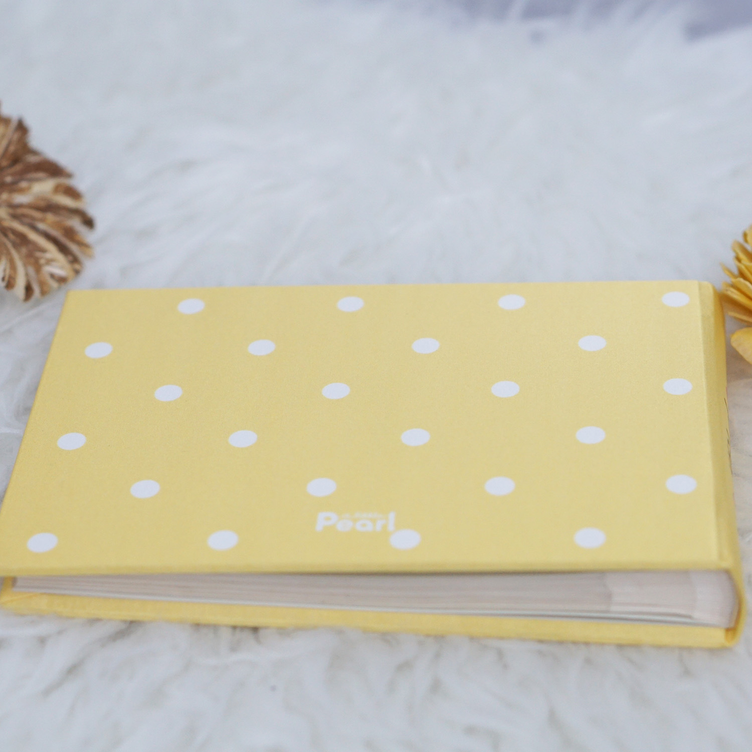 อัลบั้มสั่งทำใส่ชื่อ ลาย Polka Dot - Oval Label