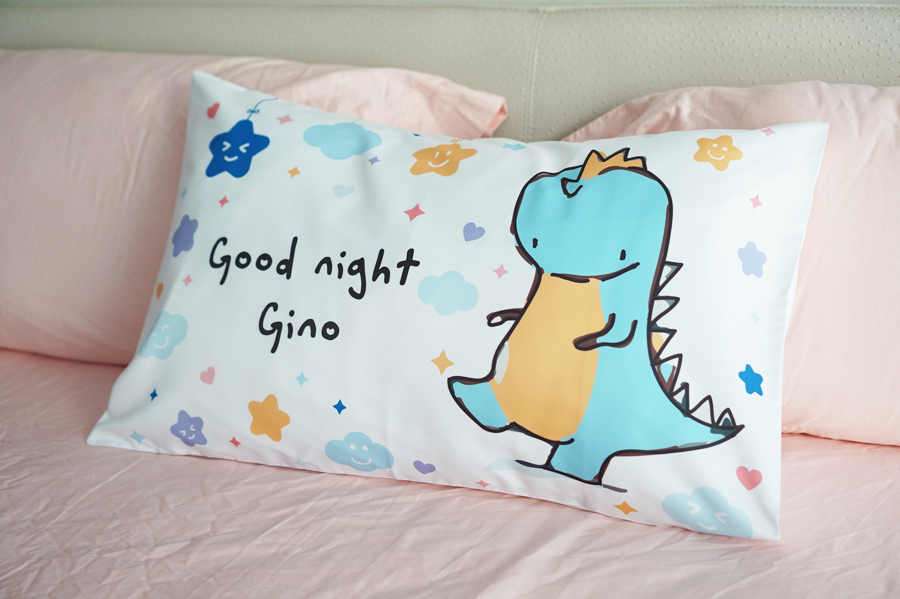 ปลอกหมอนหนุน ลายไดโนเสาร์ Dinosaur