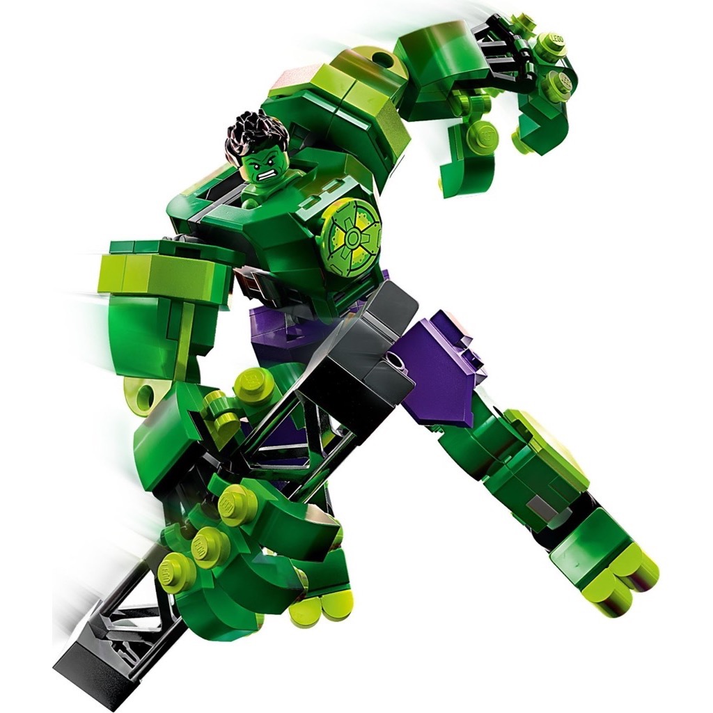 LEGO ตัวต่อเสริมทักษะ เลโก้ มาร์เวล ฮัลค์ เมค อาร์เมอร์ Marvel : Hulk Mech Armor รุ่น 76241