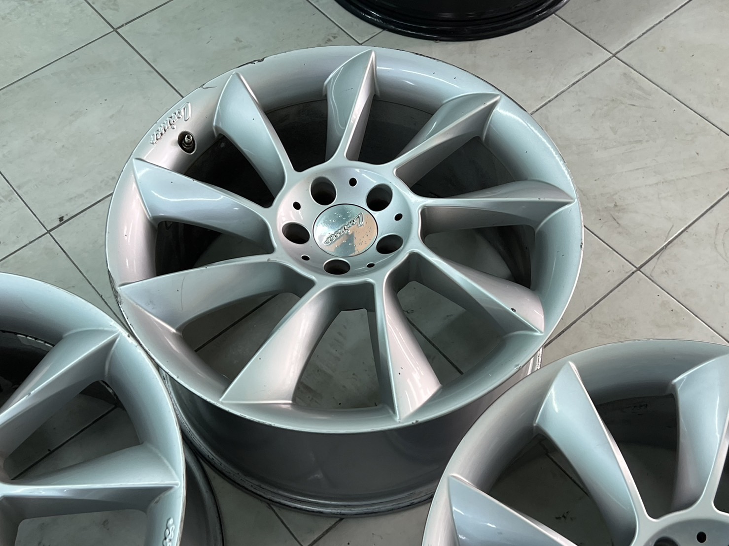 ล้อเบนซ์แท้ lorinser RS8 19" สภาพเดิมไม่ซ่อม