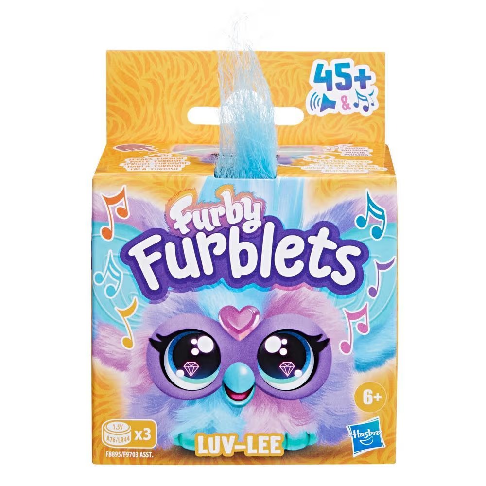 Hasbro Furby Furblets Luv-Lee Mini Electronic Plush Toy ฮาสโบร ตุ๊กตา เฟอร์บี้ ลัฟ-ลี่ มีเสียง ลิขสิทธิ์แท้