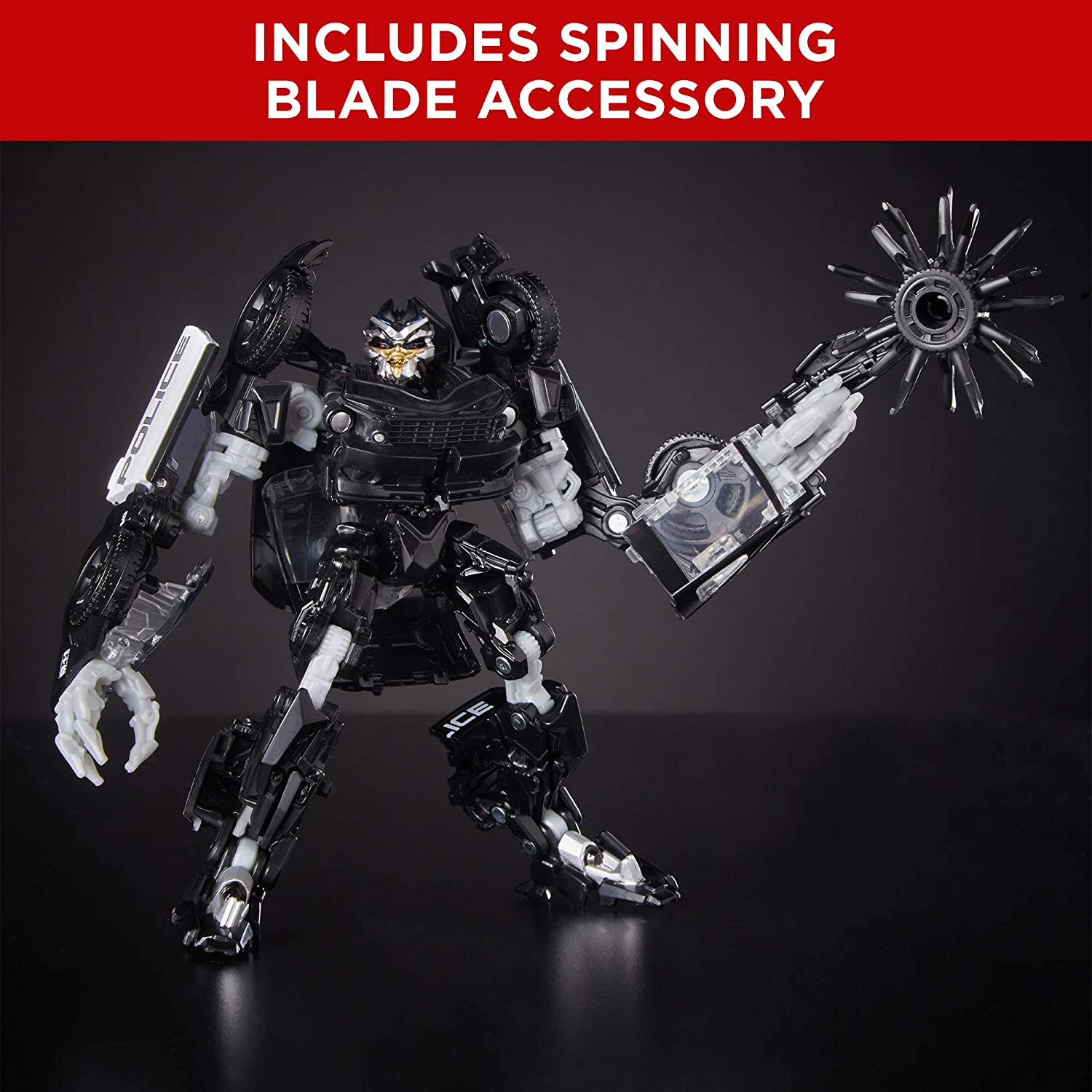 Hasbro Transformers Studio Series 28 Deluxe Class Barricade 4.5 Inch Action Figure ฮาสโบร ทรานสฟอเมอร์ส สตูดิโอ ซีรีย์ส 28 ดีลักซ์ คลาส หุ่นยนต์บาร์ริเคท 4.5 นิ้ว ลิขสิทธิ์แท้