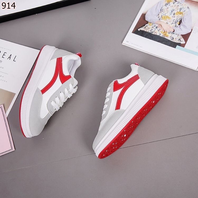 รองเท้าผ้าใบแฟชั่นลาย Sport เรียบ (สีดำ)