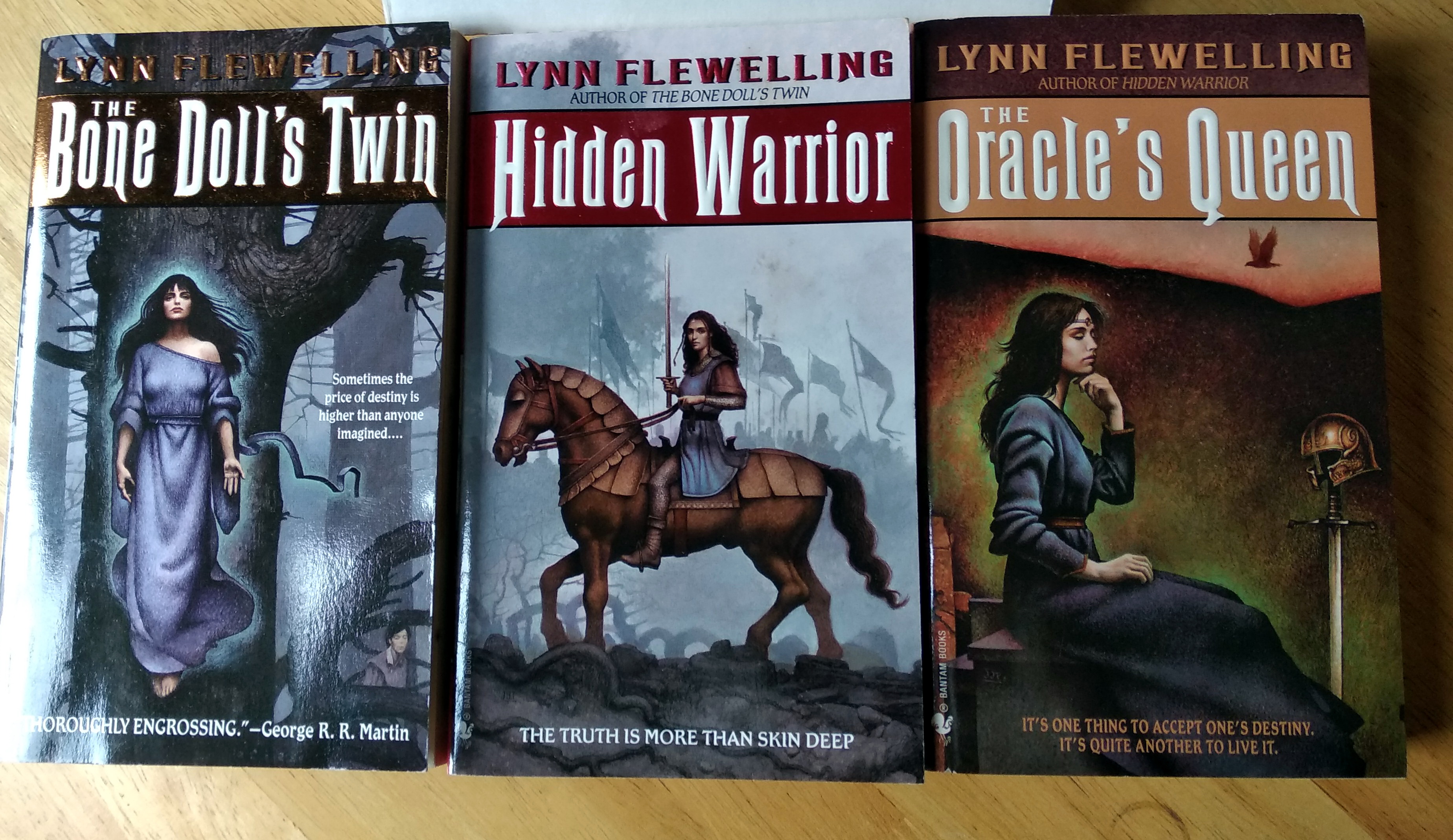 The Bone Doll's Twin, Hidden Warrior, The Oracle's Queen (Tamír Triad v1-3) by Lynn Flewelling