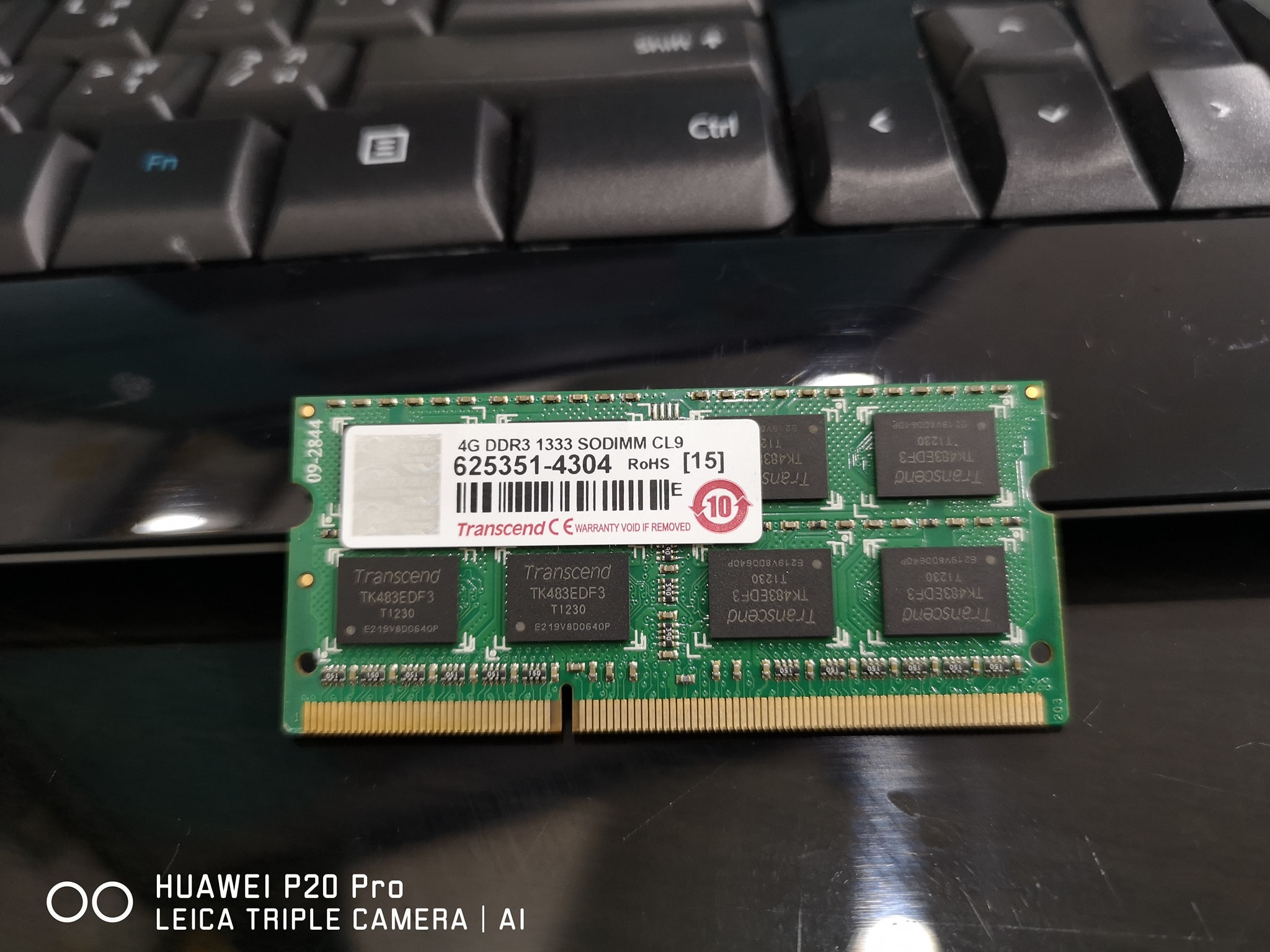 4GB. DDR-3 1333 Transcend Notebook