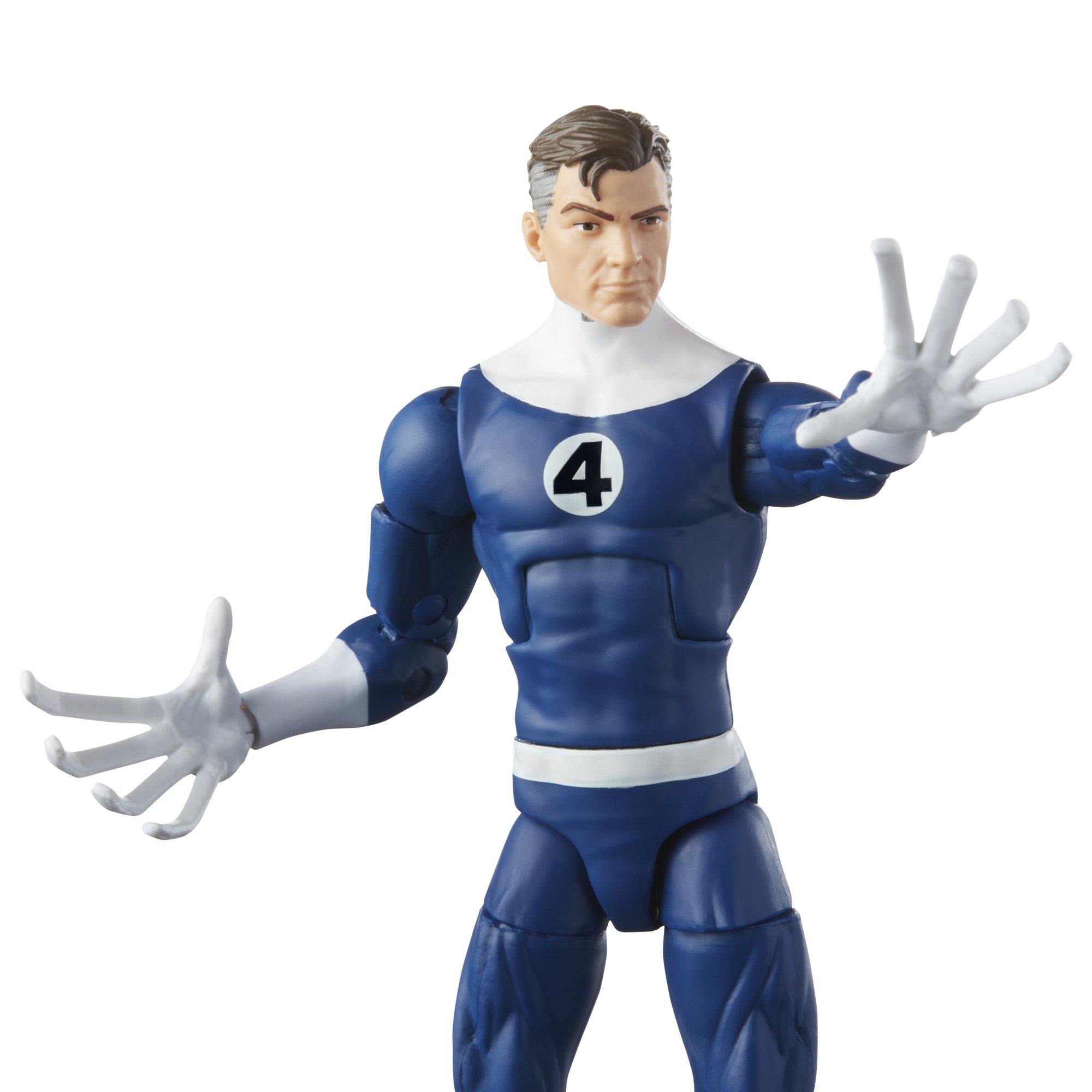 Hasbro Marvel Legends Series Retro Fantastic Four Mr. Fantastic 6-Inch Action Figure ฮาสโบร มาร์เวล เลเจนด์ แฟนแทสติก โฟร์ หุ่นโมเดลฟิกเกอร์ มิสเตอร์ แฟนแทสติก ขนาด 6 นิ้ว ลิขสิทธิ์แท้