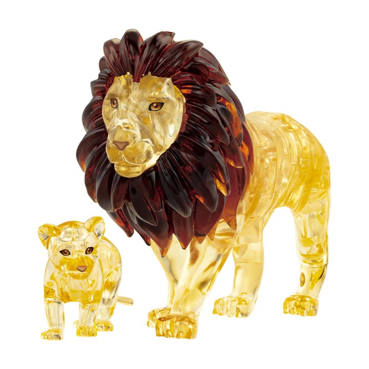 Lion & Cub:_3D Crystal Puzzle