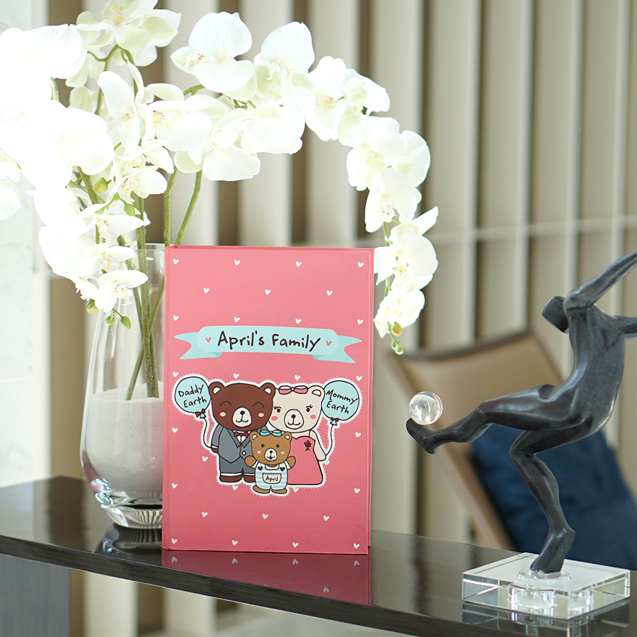 อัลบั้มสั่งทำใส่ชื่อ ลายครอบครัวหมี - Teddy Family