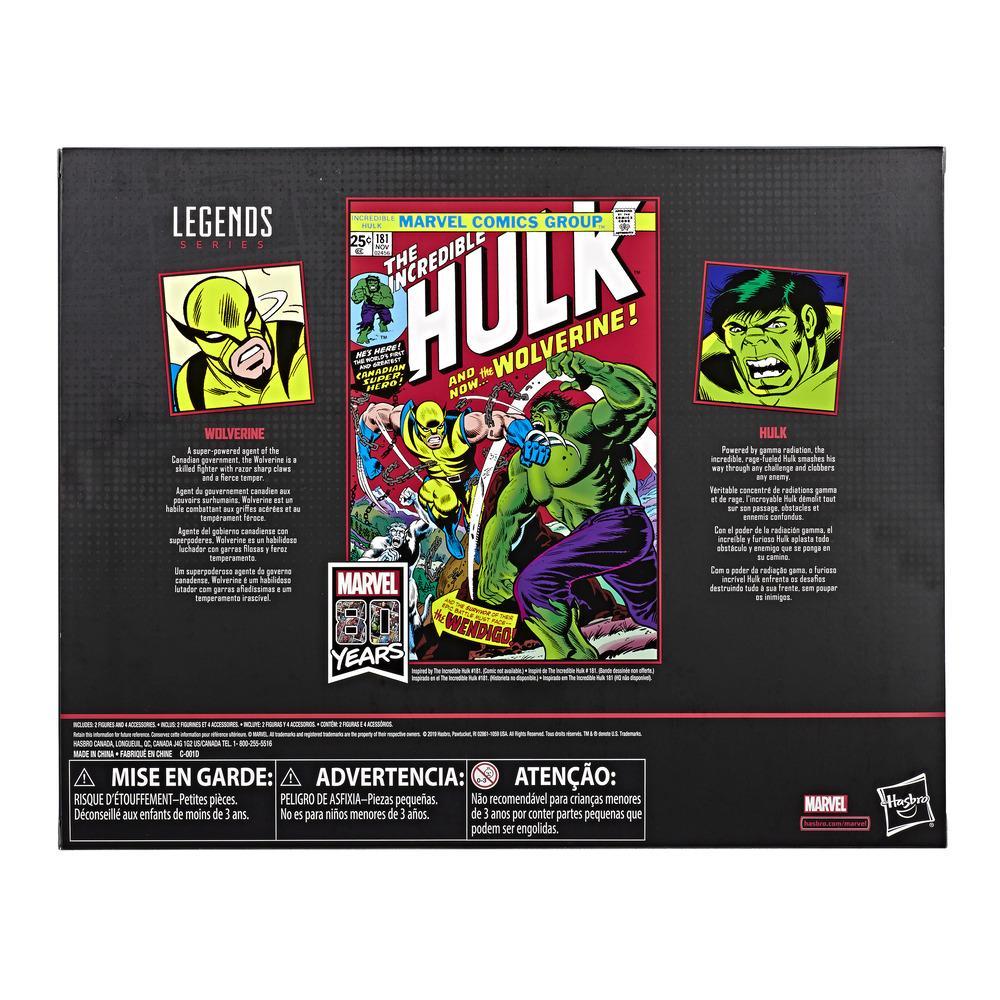 Hasbro Marvel Legends Series Hulk and Wolverine 6-Inch Action Figure ฮาสโบร มาร์เวล เลเจนด์ อเวนเจอร์ส หุ่นโมเดลฟิกเกอร์ ฮัลค์ และ วูล์ฟเวอรีน ขนาด 6 นิ้ว ลิขสิทธิ์แท้