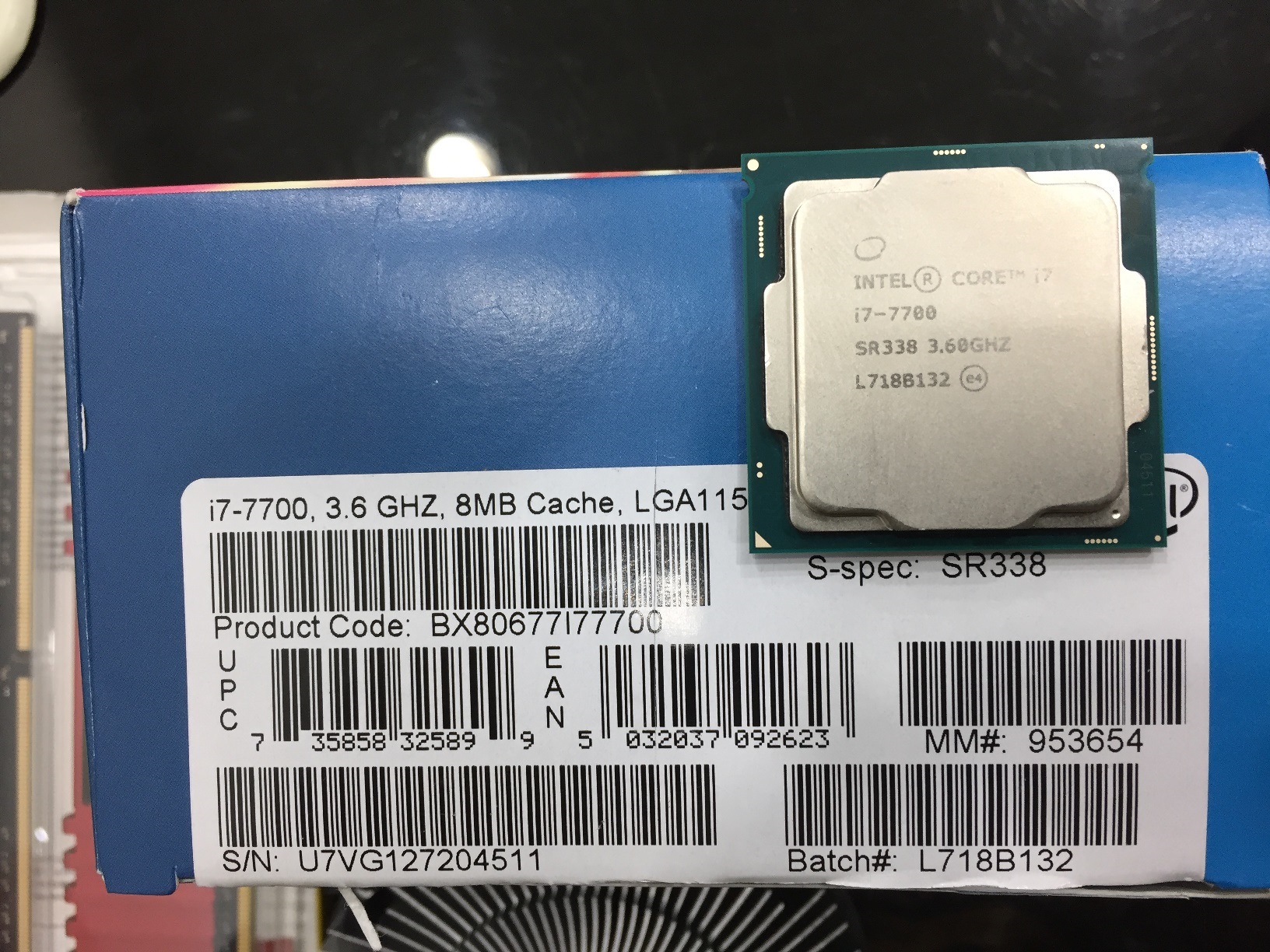 Intel® Core™ i7-7700 JIB 12/2020