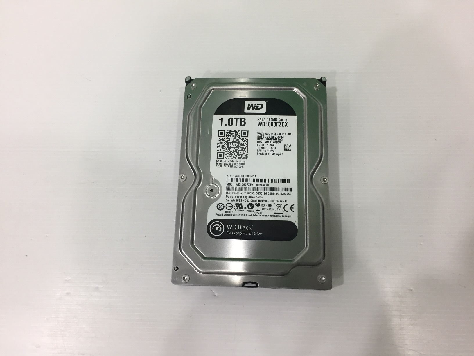 1TB. WD Black 01/2019