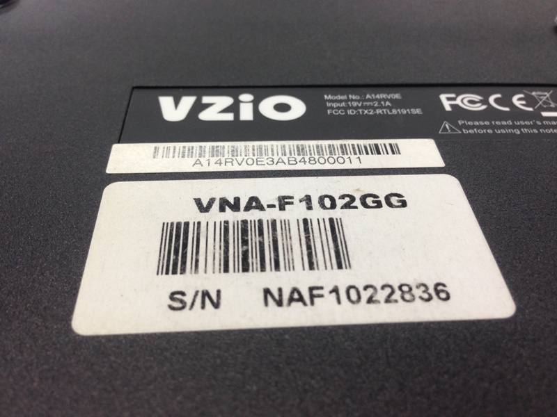 เมนบอร์ด VZIO VNA-F102GG
