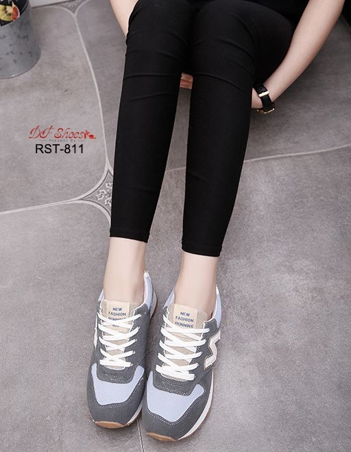 รองเท้าผ้าใบ Style New Balace (สีชมพู)