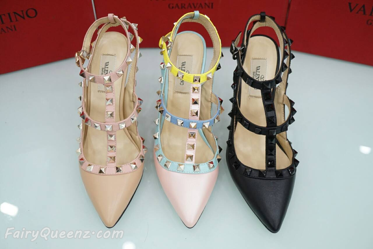 รองเท้า Valentino Heels 2015 (สีชมพู)