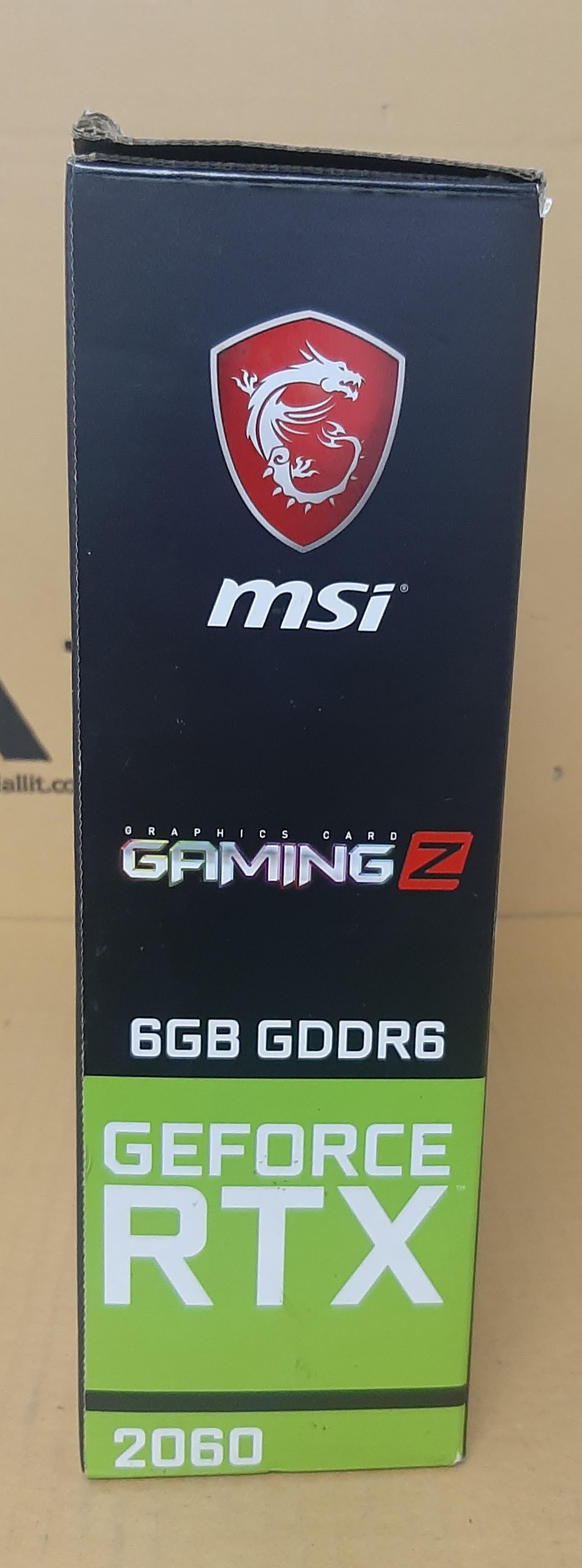 VGA การ์ดแสดงผล มือสอง Msi RTX2060 6GB DDR6 3 x DP 1 x HDMI ประกันร้าน 1 เดือน