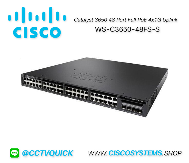 EOL WS-C3650-48FS-S (Cisco Catalyst 3650 48 Port Full PoE 4x1G Uplink IP Base) ** C9300L-48PF-4G-A