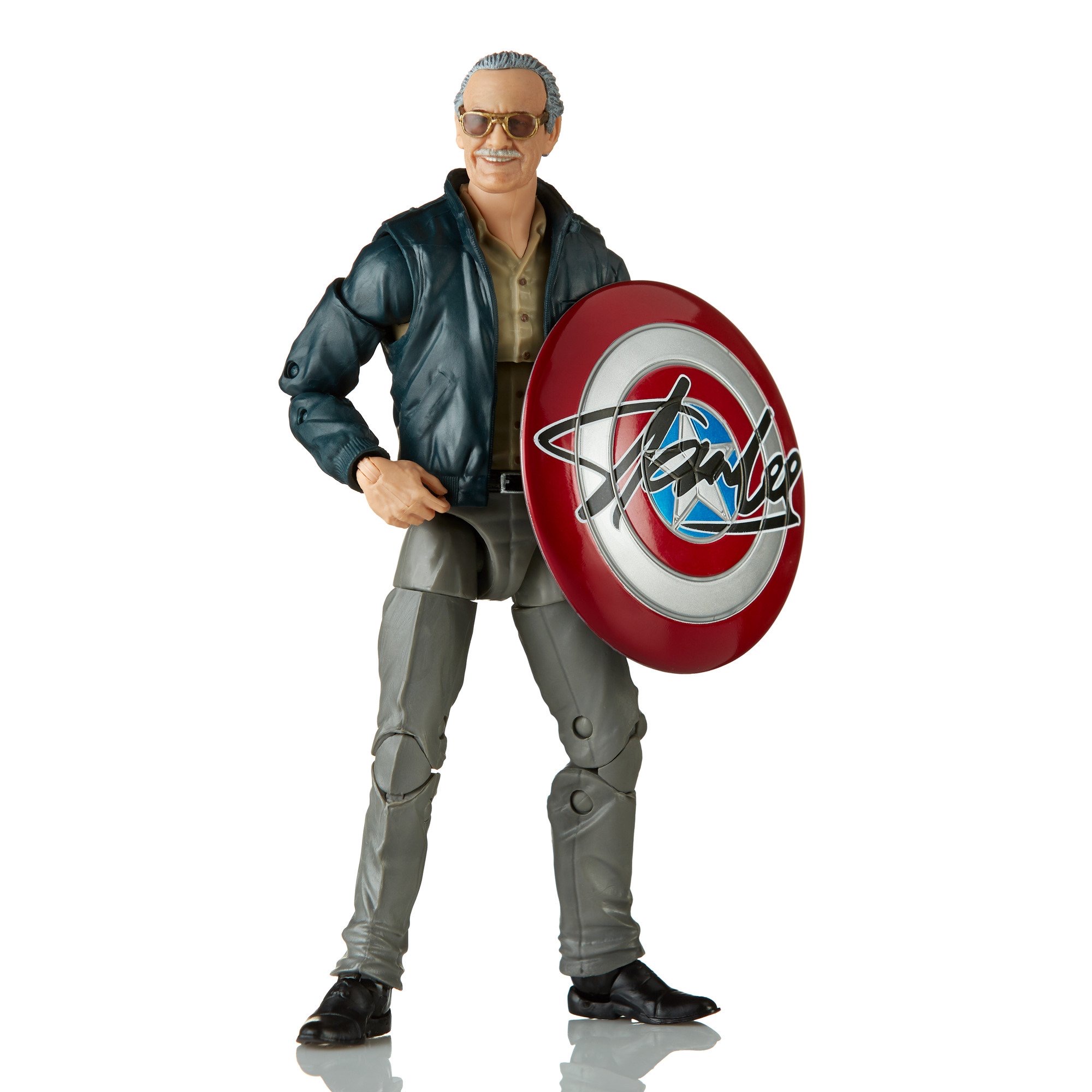 Hasbro Marvel Legends Series Stan Lee 6-inch Figure ฮาสโบร มาร์เวล เลเจนด์ ซีรี่ย์ส อเวนเจอร์ส หุ่นโมเดลฟิกเกอร์ สแตน ลี ขนาด6 นิ้ว ลิขสิทธิ์แท้