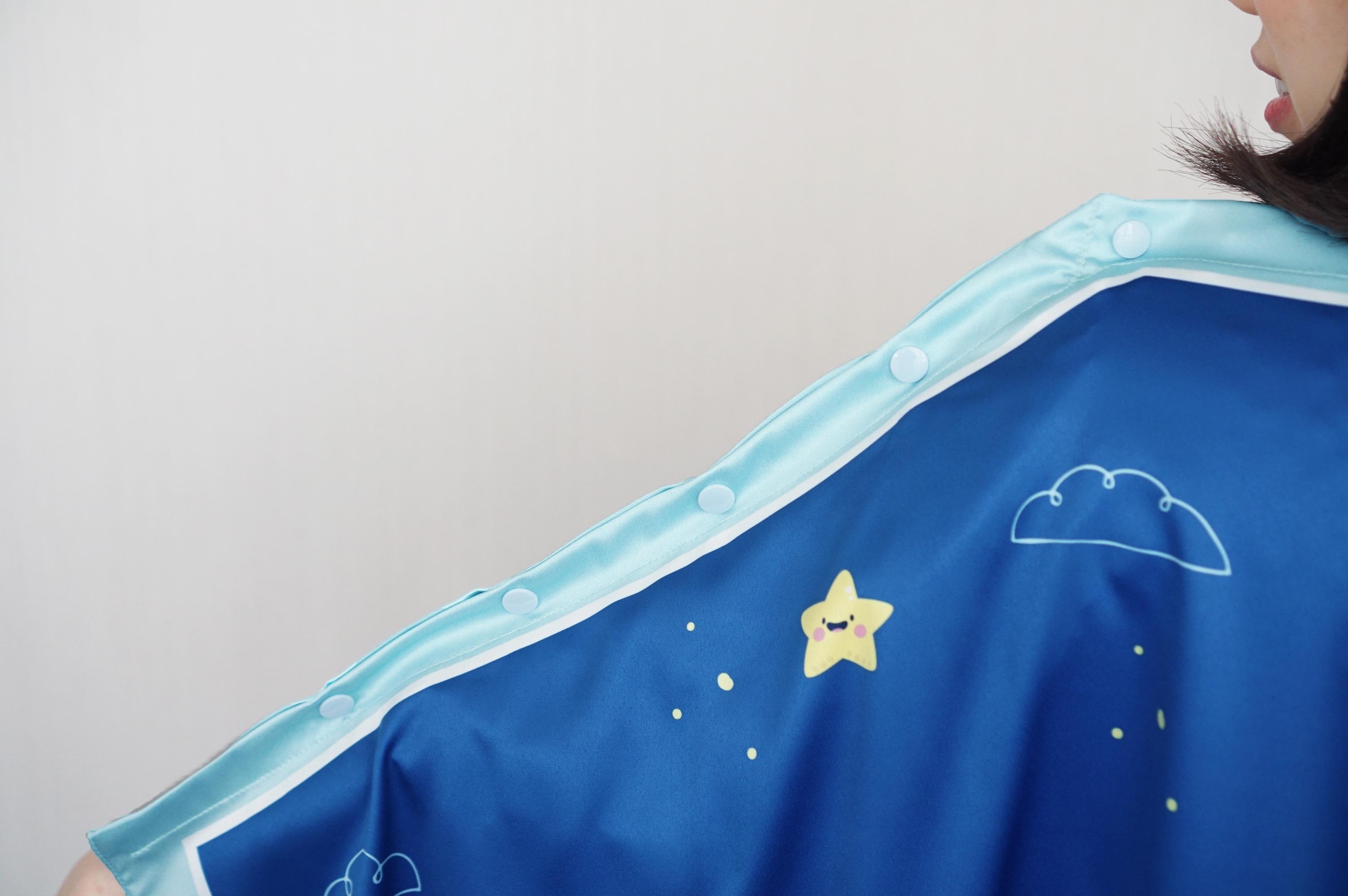 ผ้าคลุมให้นม (รุ่นมีกระดุม ถอดโครงได้) พร้อมส่ง ลาย Plane - Navy