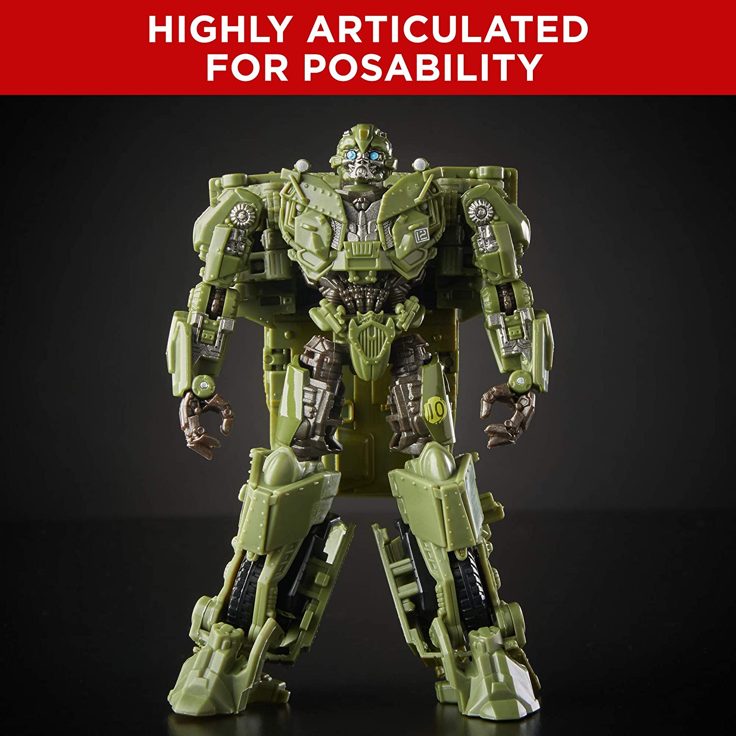 Hasbro Transformers Studio Series 26 Deluxe Class WWII Bumblebee 4.5 Inch Action Figure ฮาสโบร ทรานสฟอเมอร์ส สตูดิโอ ซีรีย์ส 26 ดีลักซ์ คลาส หุ่นยนต์บัมเบิ้ลบี 4.5 นิ้ว ลิขสิทธิ์แท้