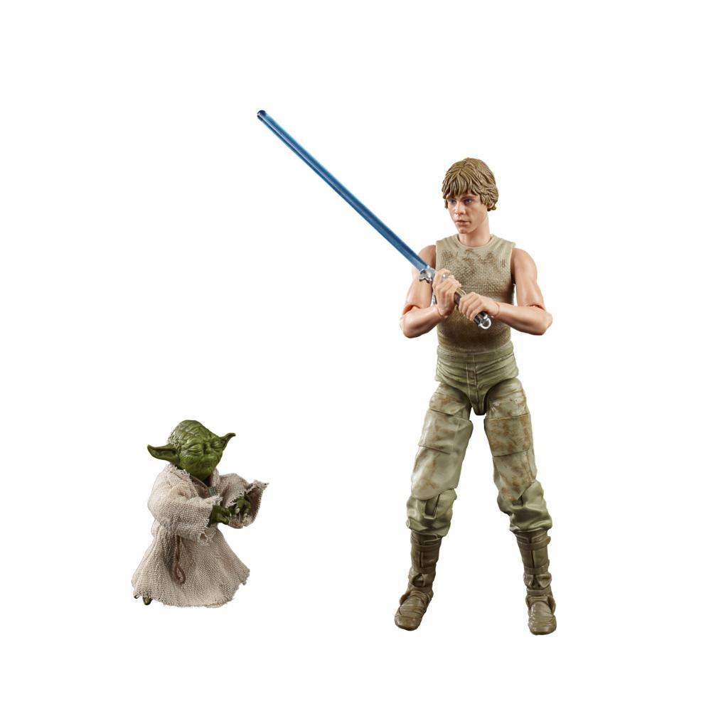 Hasbro Star Wars The Black Series Luke Skywalker and Yoda (Jedi Training) 6-inch Action Figure ฮาสโบร สตาร์ วอร์ส เดอะ แบล็ค ซีรีส์ หุ่นโมเดลฟิกเกอร์ ลุค สกายวอล์คเกอร์ และ โยดา (เจได เทรนนิ่ง) ขนาด6 นิ้ว ลิขสิทธิ์แท้