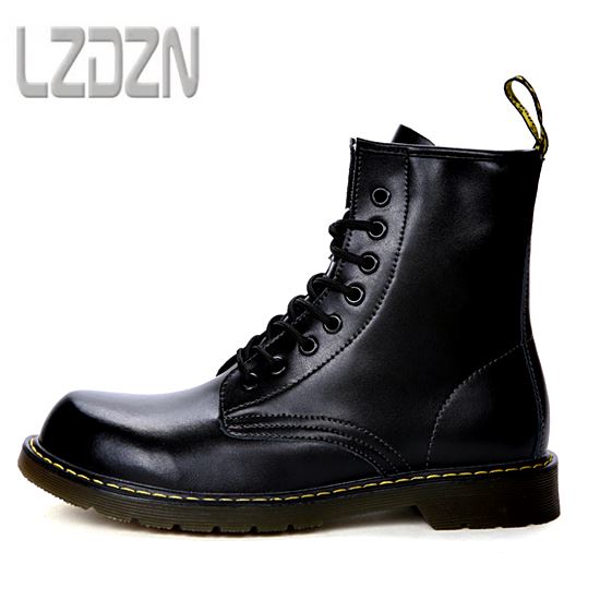 01050 รองเท้าบูท LZDZN Boots Leather Shoes high สไตล์วินเทจ [ชาย/หญิง] Size 35-44