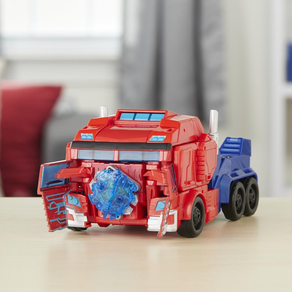 Hasbro Transformers Cyberverse Ultimate Class Optimus Prime Action Figure ฮาสโบร ทรานสฟอเมอร์ส ไซเบอร์เวิร์ส อัลติเมต คลาส หุ่นยนต์ออพติมัส ไพรม์ ขนาด 11.5 นิ้ว ลิขสิทธิ์แท้