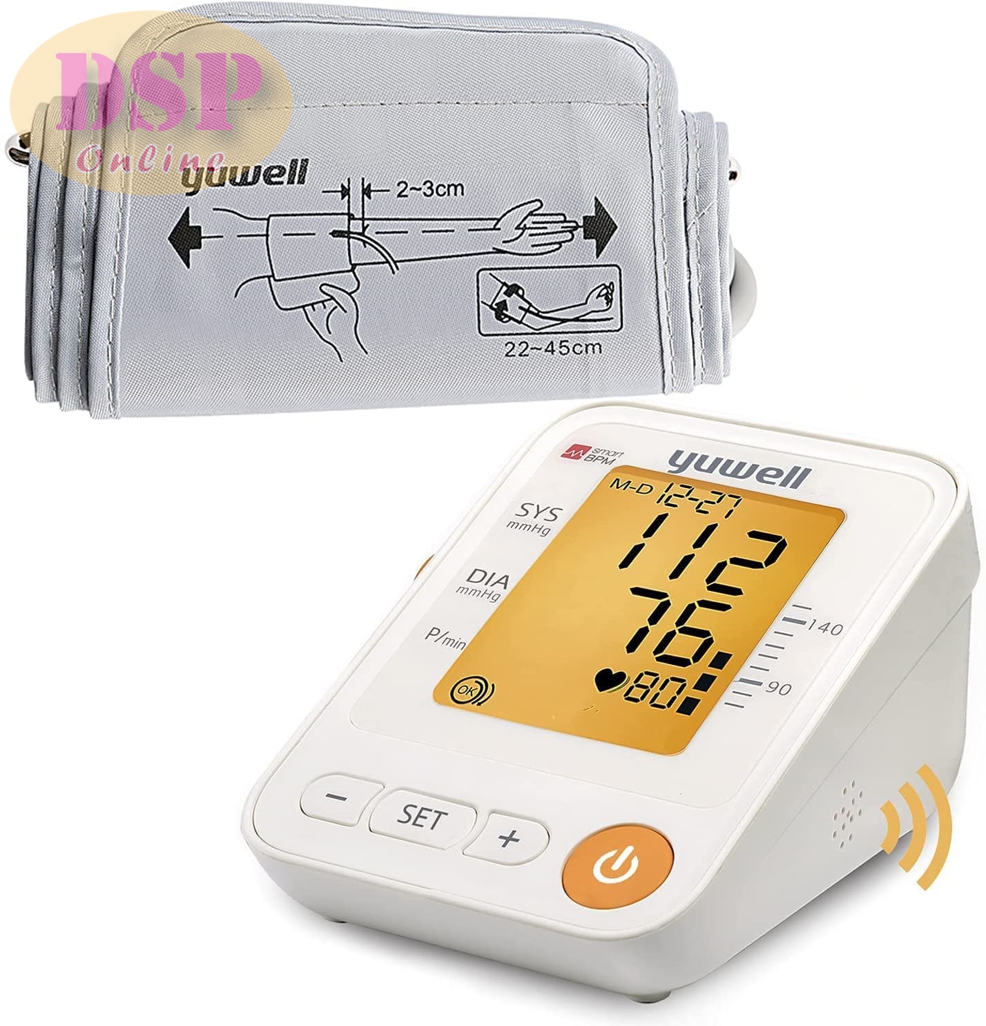 ขายถูก เครื่องวัดความดันโลหิต Yuwell YE670D (มีเสียงพูดภาษาไทยได้) ของแท้ประกันศูนย์ไทย5ปี